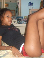 Lonely ebony beauties show how horny they are on cam